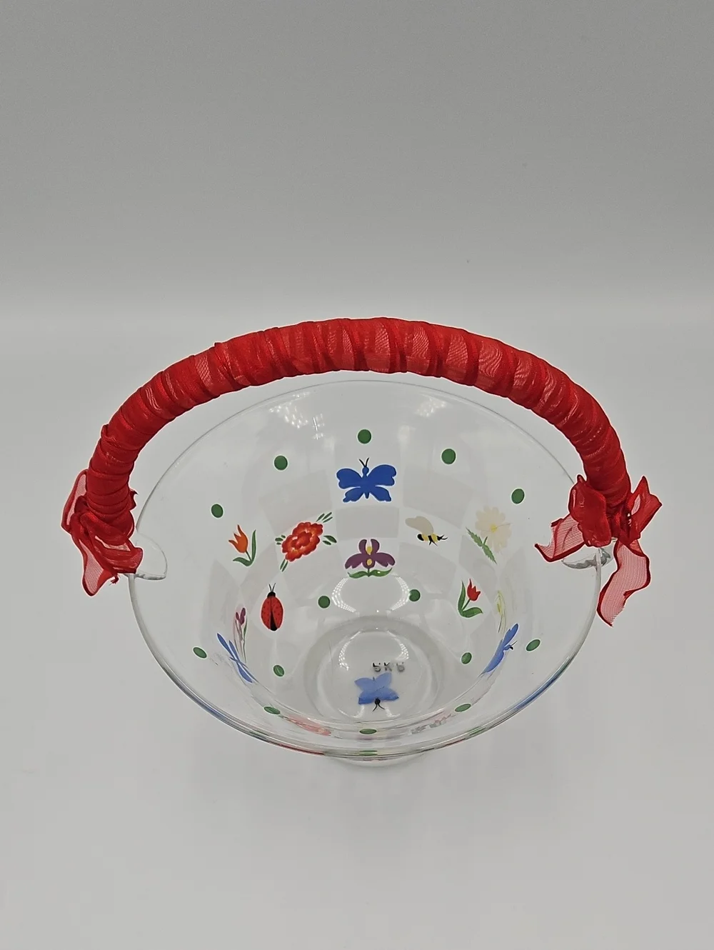 Vitage Handpainted Basket